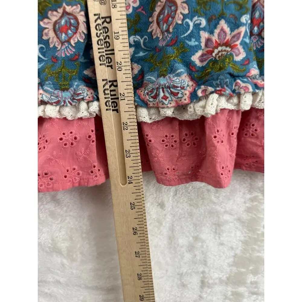 Matilda Jane Enchanted Garden Covington Dress 6 Girls Ruffle